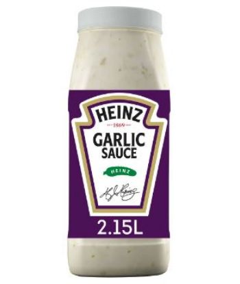 Bild von HEINZ Garlic Sauce 2,15 L mit der Beschreibung (Knoblauchsauce)