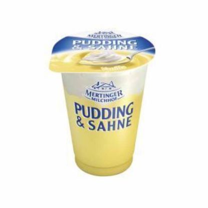 Bild von Pudding VANILLE + Sahne 24 x 125g mit der Beschreibung Mertinger Milchhof
