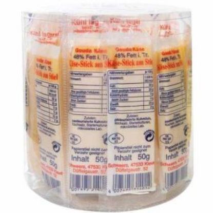 Bild von Gouda Käsestick 48%  20 x 50 g mit der Beschreibung Schweers