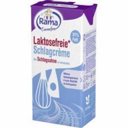 Bild von RAMA Cremefine Schlagcreme 31% laktosefrei  8x1L mit der Beschreibung Upfield - Vorbestellung 1 Woche
