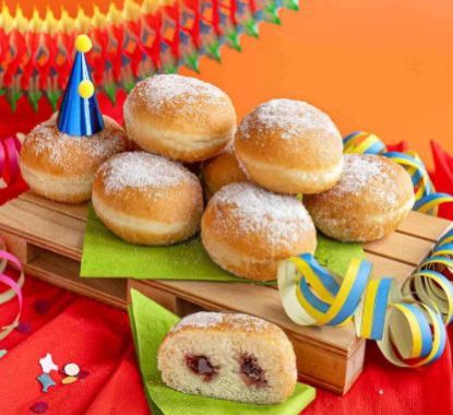 Berliner mit Mehrfruchtfüllung 48 x 65g