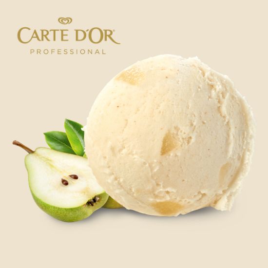 Bild von CDO 2x2,4L Sorbet Birne mit der Beschreibung BBirnensorbet m.Williams-Christ Birnen Stückchen, Fruchtanteil 47 %