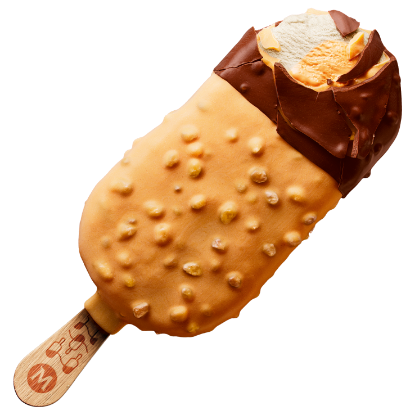 Bild von Magnum La Pêche 20 x 90 ml mit der Beschreibung Pfirsich-Eiskern in cremigem Eis m. Grapefriut-Geschmack, knackig umhüllt m.Pfirsich