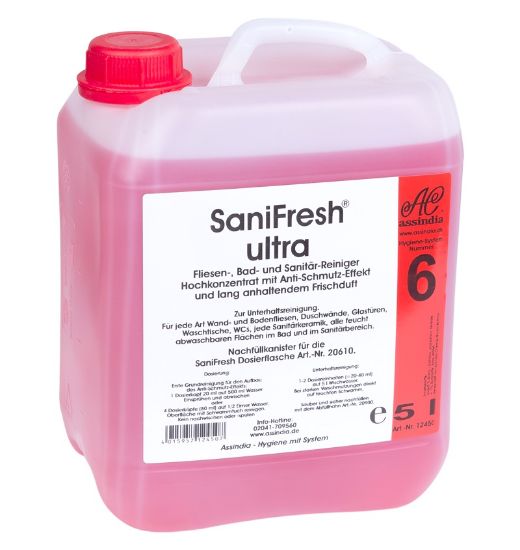 Bild von SaniFresh Sanitärreiniger 5 L mit der Beschreibung ASSINDIA