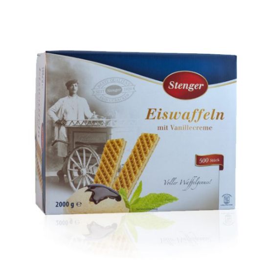 Bild von Eiswaffeln, lang, lose 500St. mit der Beschreibung Stenger