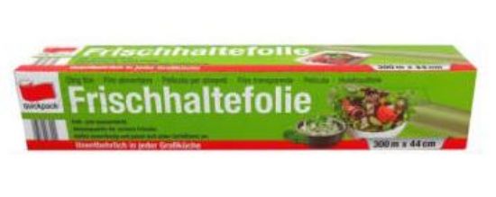 Bild von Frischhaltefolie 300 m x 44 cm mit der Beschreibung Quickpack