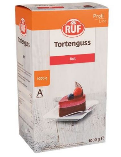 Bild von Tortenguss Rot 1 kg mit der Beschreibung RUF