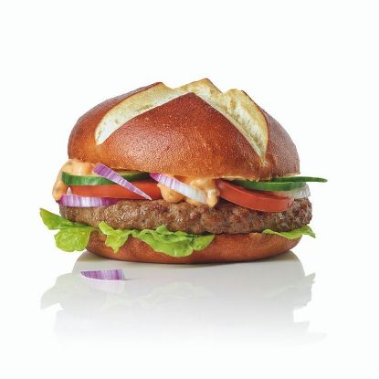 Bild von Quick & Easy Burger 40x100g , gegart, gewürzt mit der Beschreibung SALOMON