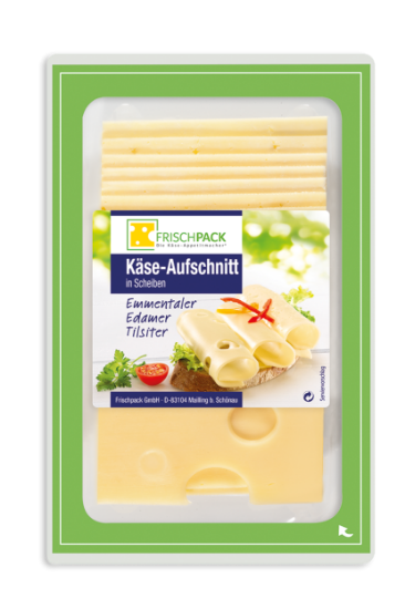 Bild von Käseaufschnitt gemischt 7x250g Edamer, Tilsiter, Emmentaler mit der Beschreibung Frischpack