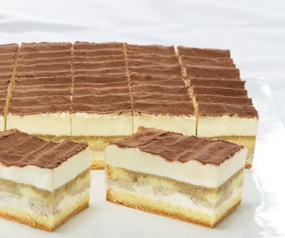 Bild von PFALZGRAF Tiramisu-Sahneschnitte 2.250g mit der Beschreibung 20 geschnitten ODZ