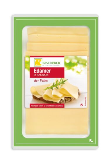 Bild von Edamer-Scheiben 40% 10x150g mit der Beschreibung Frischpack