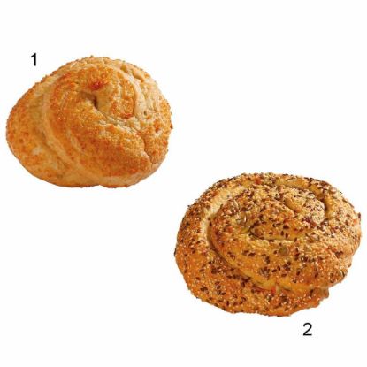 Bild von Zero Wheat Brötchen MiKa 40 x 80g, 2-fach sortiert mit der Beschreibung EDNA - Vorbestellung 3 Werktage