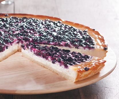 Bild von PFALZGRAF Landfrauenkuchen Wildheidelbeere 2.600g mit der Beschreibung 14 geschnitten ODZ rund