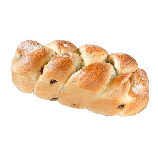 Bild von Butter-Hefezopf mit Rosinen 8 x 350g, fertig gebacken mit der Beschreibung EDNA - Vorbestellung 3 Werktage