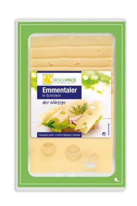 Bild von Emmentaler-Scheiben 45%, 10x150g mit der Beschreibung Frischpack