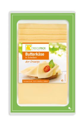 Bild von Butterkäse-Scheiben 45%, 10x150g mit der Beschreibung Frischpack