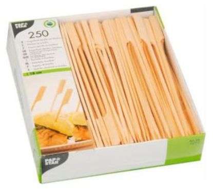 Bild von *Holz-Spicker 18cm  250 St. mit der Beschreibung für Hamburger