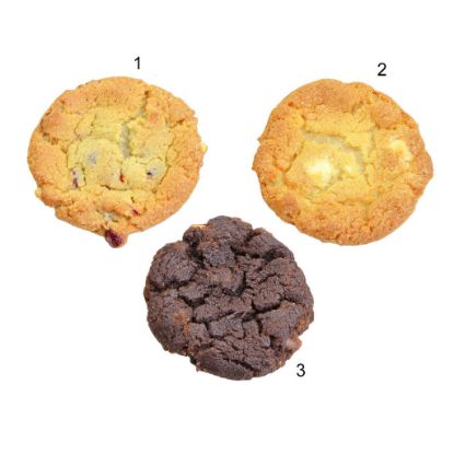 Bild von FF-Mini Cookie Mischkiste 150 x 13g, 3-fach sortiert mit der Beschreibung EDNA - Vorbestellung 3 Werktage