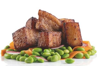 Bild von Pork Belly Chunks 3x1kg, gegart mit der Beschreibung SALOMON