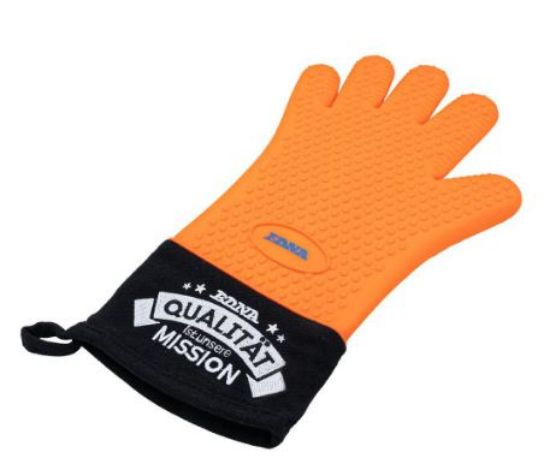 Bild von Profi -Backhandschuhe "Safe Bake" 4 St. mit der Beschreibung Maximaler Schutz, rutschfestes Design, hygienisch & leicht zu reinigen