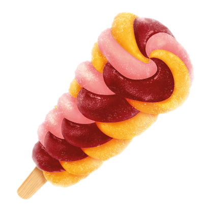 Bild von Twister Frrreeze  35 x 70ml mit der Beschreibung Fruchtige Swirls aus Pfirsich-, Orange- und Himbeer-Wassereis -ein langanhaltender Erfrischungs-KICK