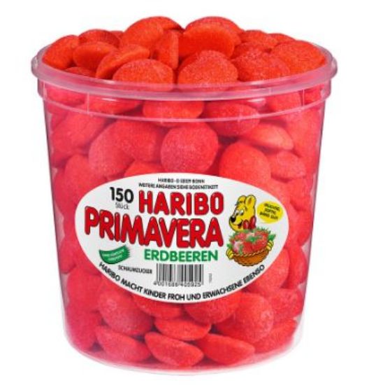 Bild von Primavera Erdbeeren 150 St.  1050g mit der Beschreibung HARIBO