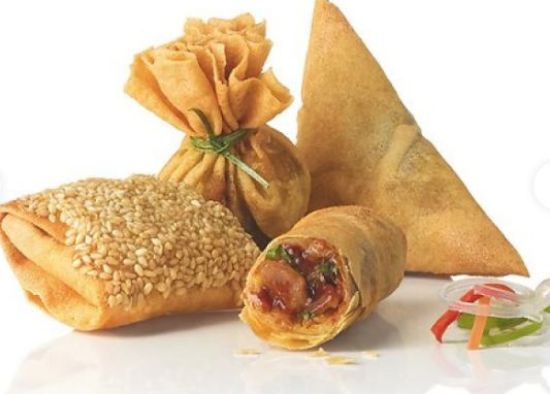 Bild von 4 Asian Delights Selection 4x1,6kg/Kt. 1,6kg = 4 x 20 St. mit der Beschreibung SALOMON