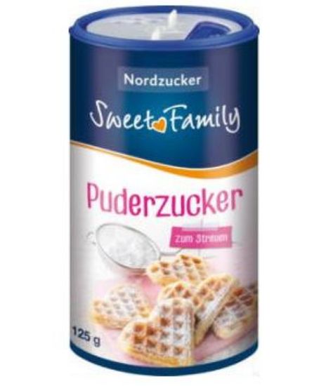 Bild von Puderzucker Streuer Mühle 125g mit der Beschreibung Nordzucker