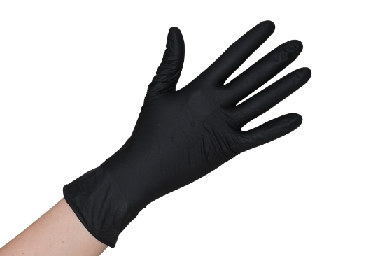 Bild von SCHWARZ Einweghandschuhe Gr.L mit der Beschreibung Latex, puderfrei 100 St.