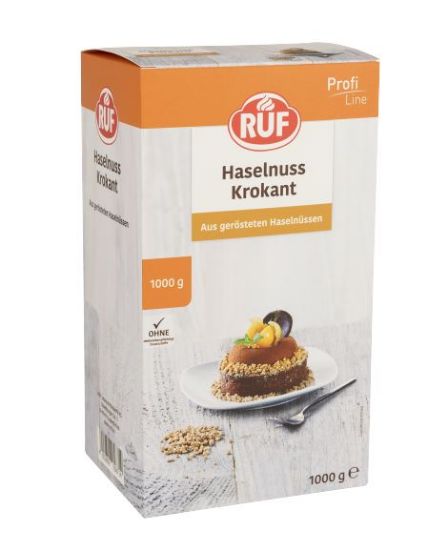 Bild von Haselnuss Krokant 1 kg mit der Beschreibung RUF