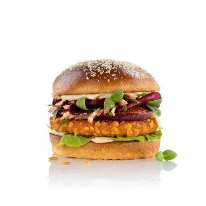 Bild von GREEN Hero Crunchy Chikn Burger ca. 11 x 90 g mit der Beschreibung  1 kg =ca. 11-12 x 90g