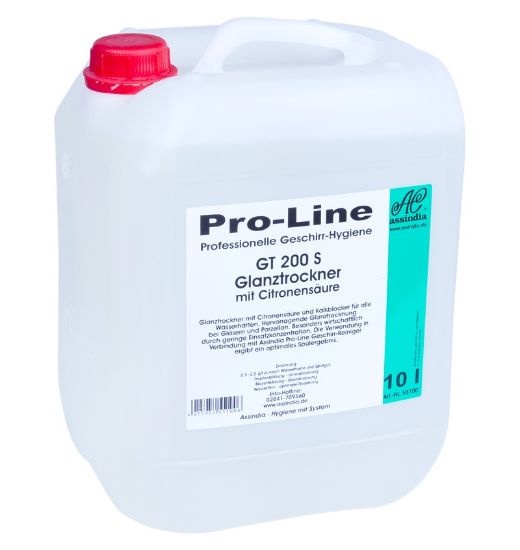 Bild von Pro-Line GT 200 S 10 L Klarspüler sauer für Spülmaschine mit der Beschreibung ASSINDIA