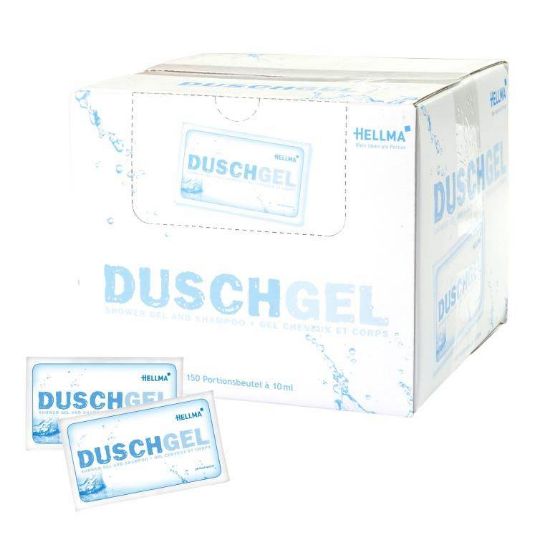 Bild von Duschgel Portion 150 x 10ml mit der Beschreibung Hellma