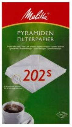 Bild von Kaffeefilter 202 s 100 St. mit der Beschreibung "Pyramidenfilter"