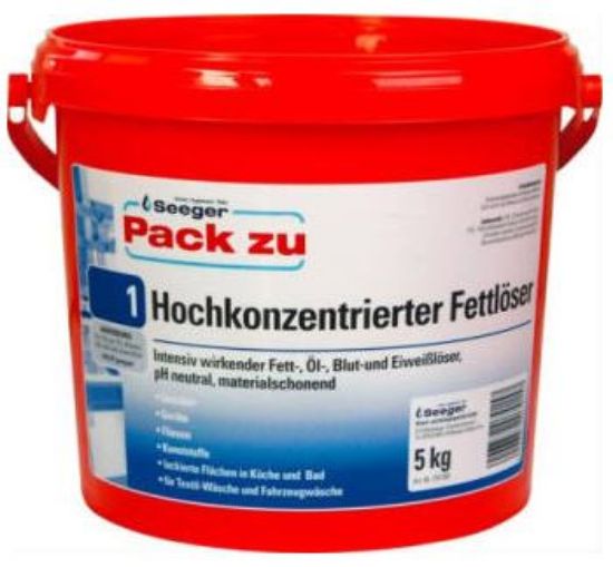 Bild von Fettlöser, hochkonzentriert 5 kg mit der Beschreibung PACK ZU - Nr. 1
