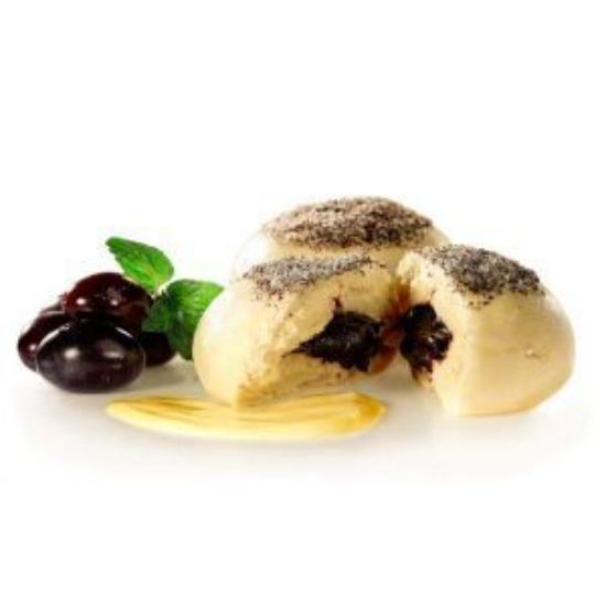 Bild von LAWA Germknödel "Powidl" (mit Pflaumenmus-Füllung) 30x170g mit der Beschreibung dazu empfehlen wir Art. 4860 NAARM. Vanille-Sauce 1000g