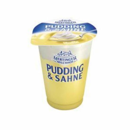 Bild von Pudding VANILLE + Sahne 24 x 125g mit der Beschreibung Mertinger Milchhof