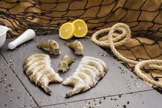 Bild von BT Garnelen 13/15 10x1kg mit der Beschreibung roh, ohne Kopf mit Schale easy peel