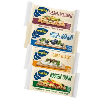 Wasa-MiKa Knäckebrot 4-fach sortiert 100 x 16,8g