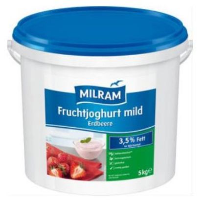 Bild von Fruchtjoghurt 3,5%  Erdbeer 5kg mit der Beschreibung MILRAM