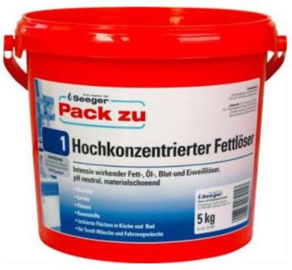 Bild von Fettlöser, hochkonzentriert 5 kg mit der Beschreibung PACK ZU - Nr. 1