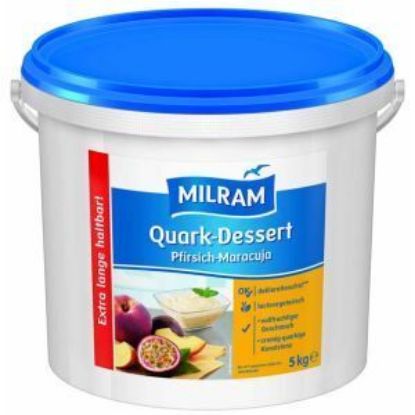 Bild von Quark Dessert 5kg Pfirsich-Maracuja mit der Beschreibung MILRAM