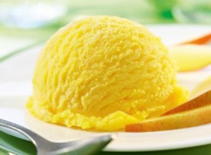 Bild von CDO 2x2,4L Sorbet Mango vegan mit der Beschreibung Mangosorbet mit Mangostückchen, ohne deklarationspflichtige Zusatzstoffe