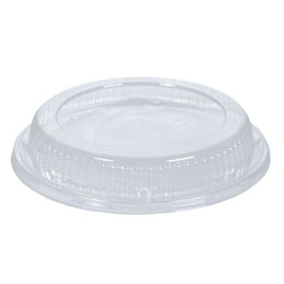 Bild von DOM-Deckel, PET, 22,5cm,100St. mit der Beschreibung klar Höhe 4 cm zu Art.1746
