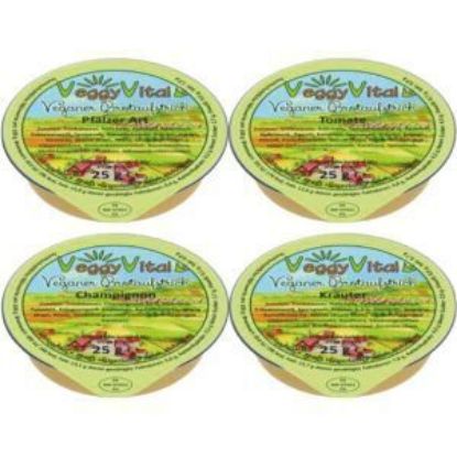 Bild von Veggy Vital Sortiment 50 x 25g Brotaufstrich vegan mit der Beschreibung Albfood - bitte 1 Woche Vorlauf