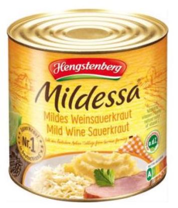Bild von Mildessa Sauerkraut 2530g  3/1 mit der Beschreibung Hengstenberg