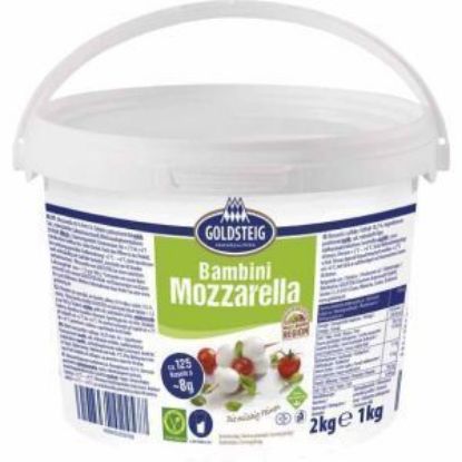 Bild von Mozzarella Kirschen 45%  1kg mit der Beschreibung Goldsteig - Vorbestellung bitte 3 Werktage