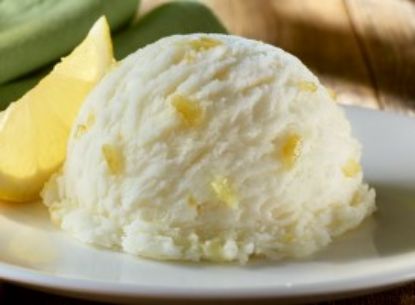 Bild von CDO 2x2,4L Sorbet Zitrone vegan mit der Beschreibung Sorbet mit Zitronenstückchen aus Sizilien, ohne deklarationspflichtige Zusatzstoffe