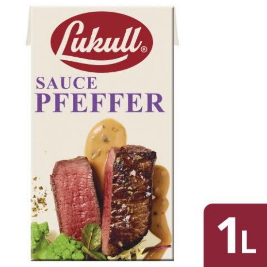 Bild von LUKULL Sauce Pfeffer 6 x 1 L mit der Beschreibung Vorbestellung bitte 3 Werktage