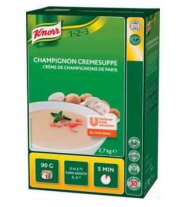 Bild von Champignon-Creme-Suppe 2,7 kg ergibt 30 L mit der Beschreibung Knorr